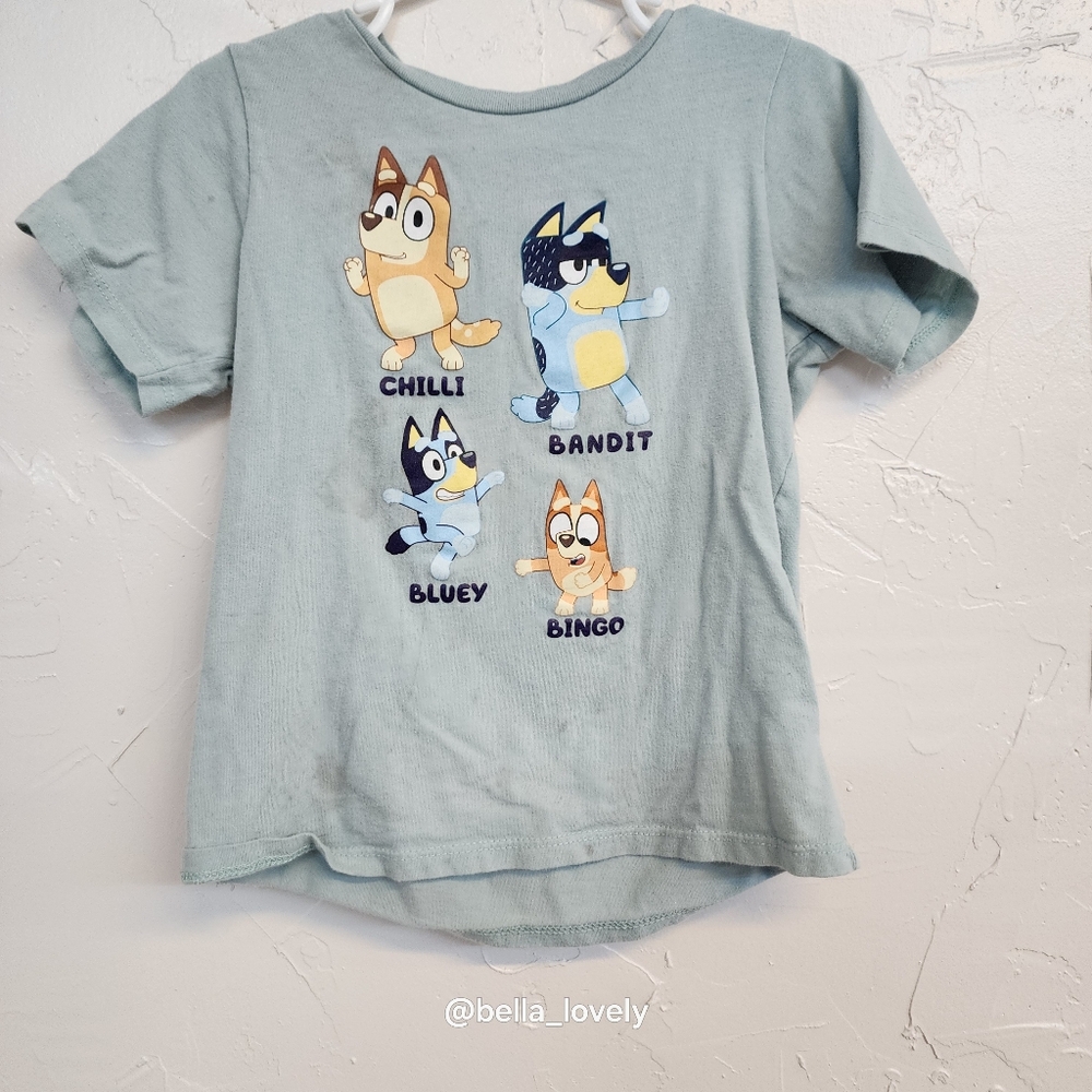 Lucy Light Blue 'Bluey' Character Graphic Tee